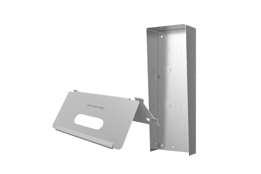 Full selection of accessories for video intercom installation.