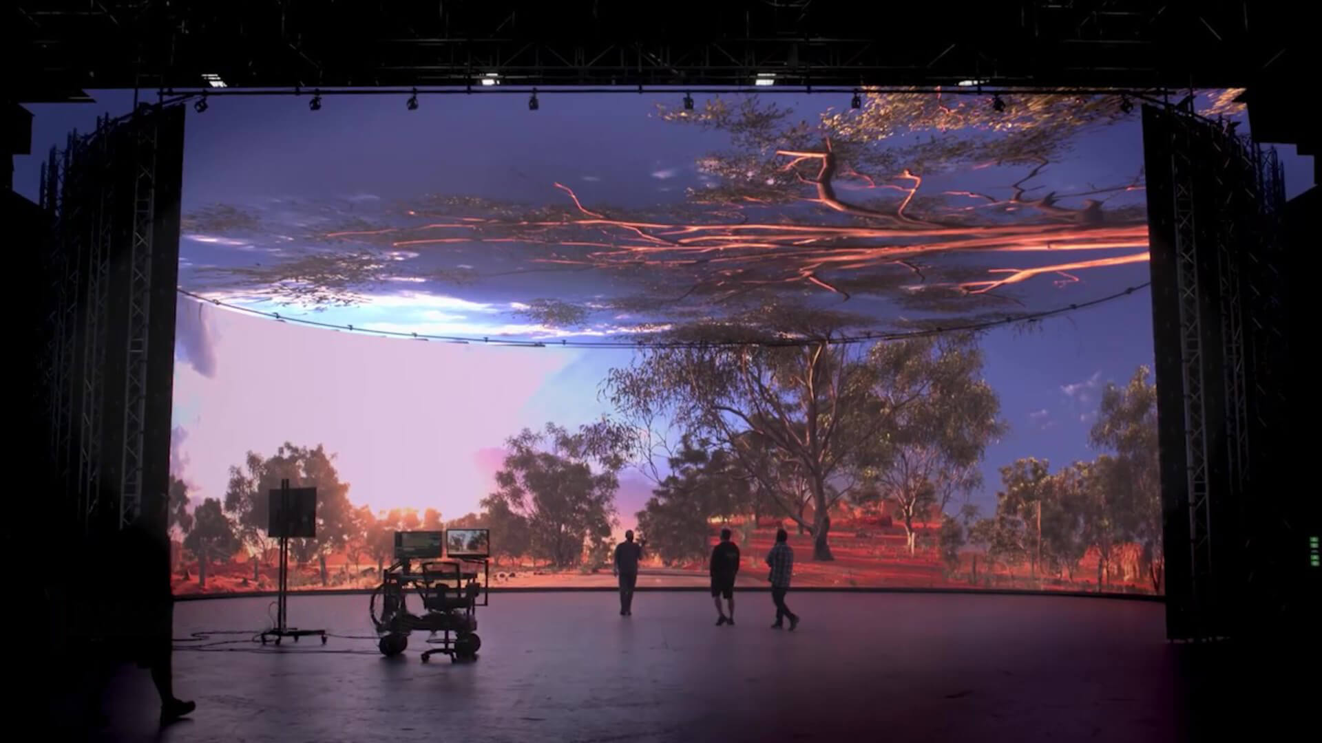 Reframing the virtual production: from green screens to LED backdrops