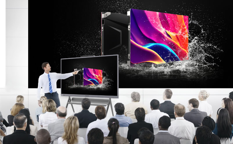 Grandi: LEDwall + Interactive Monitor