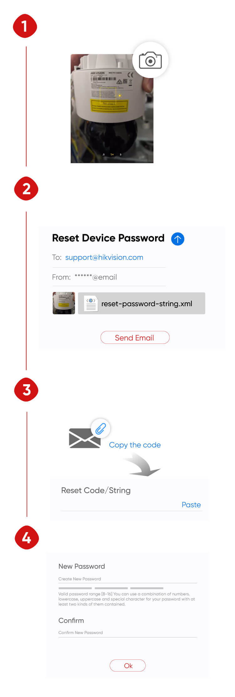 How to reset password FAQs Hikvision